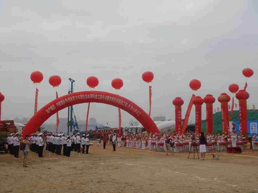 武汉沙湖大桥开工